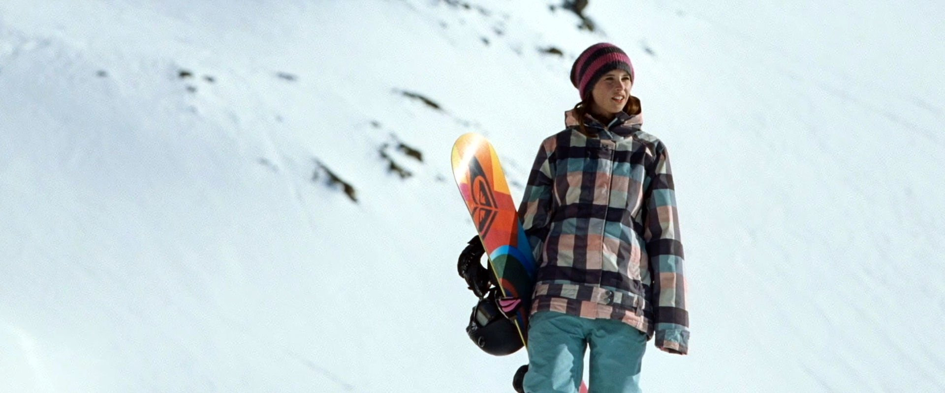 Chalet Girl backdrop