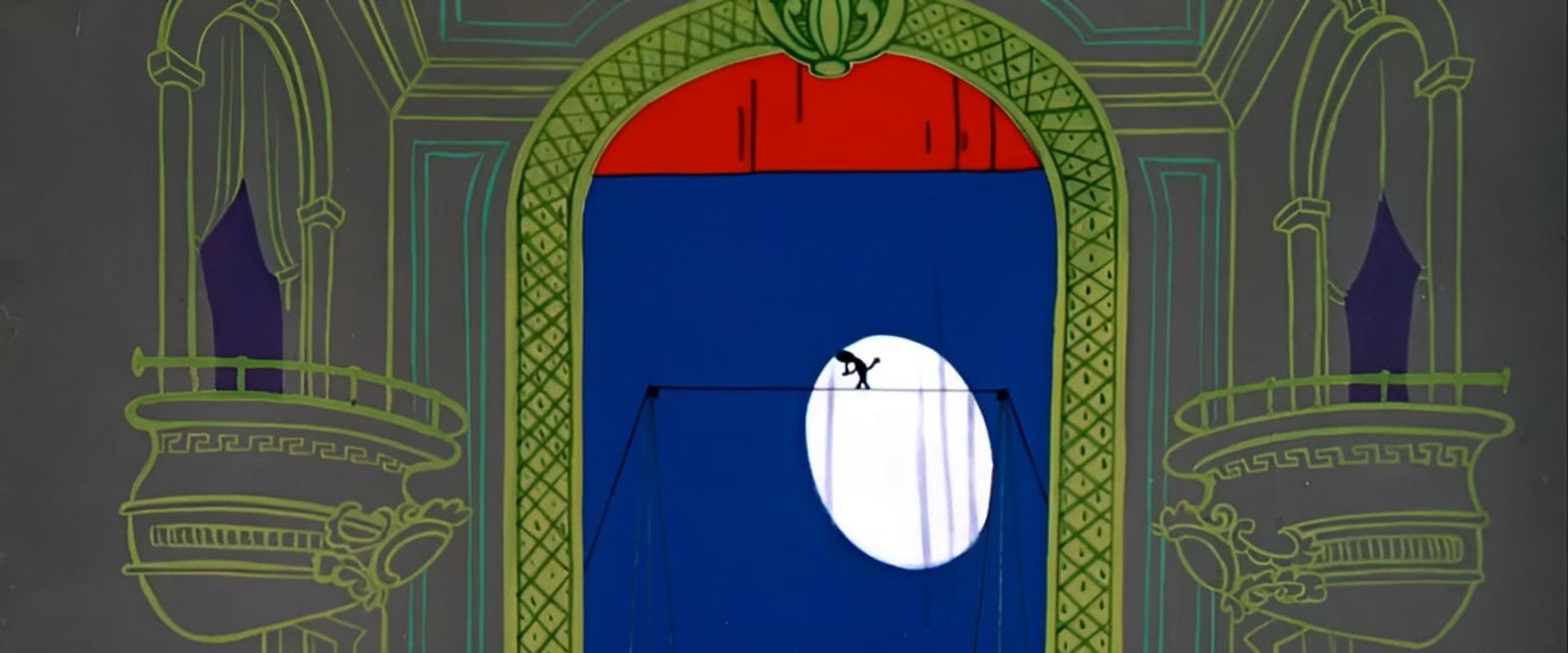 One Froggy Evening backdrop