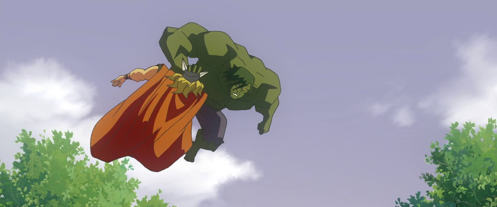 Hulk vs. Thor backdrop