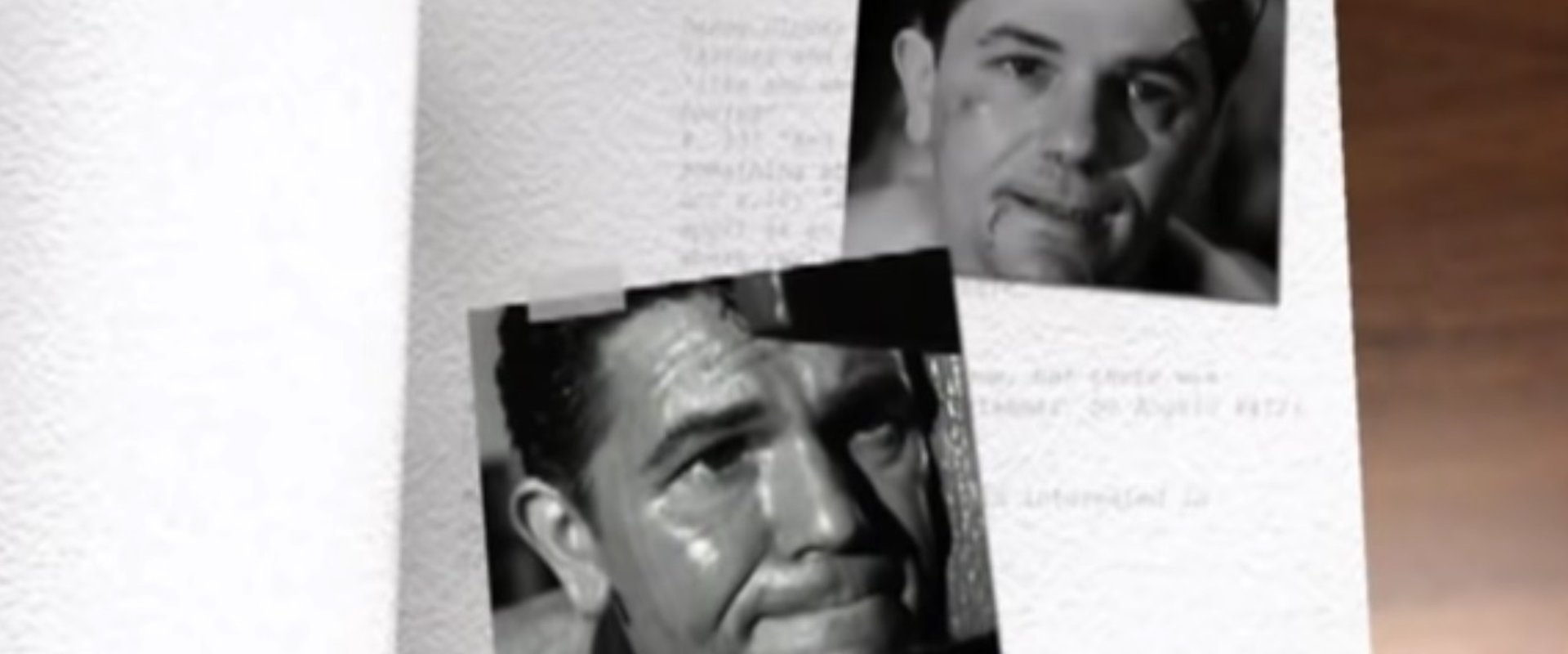 The John Garfield Story backdrop