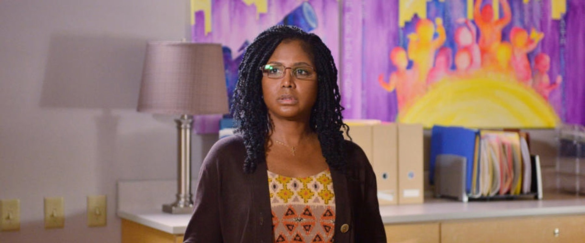 Faith Under Fire: The Antoinette Tuff Story backdrop