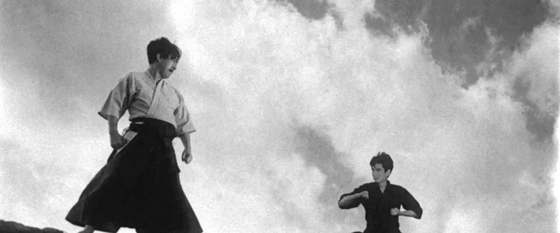 Lightning Karate Blow backdrop