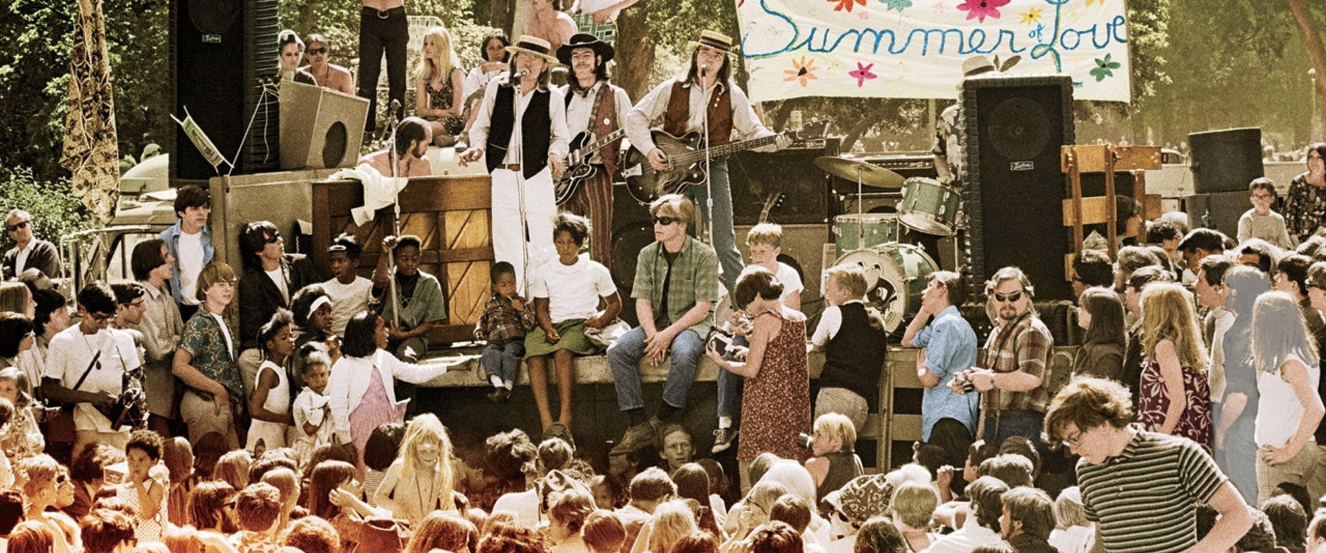 The Summer of Love backdrop