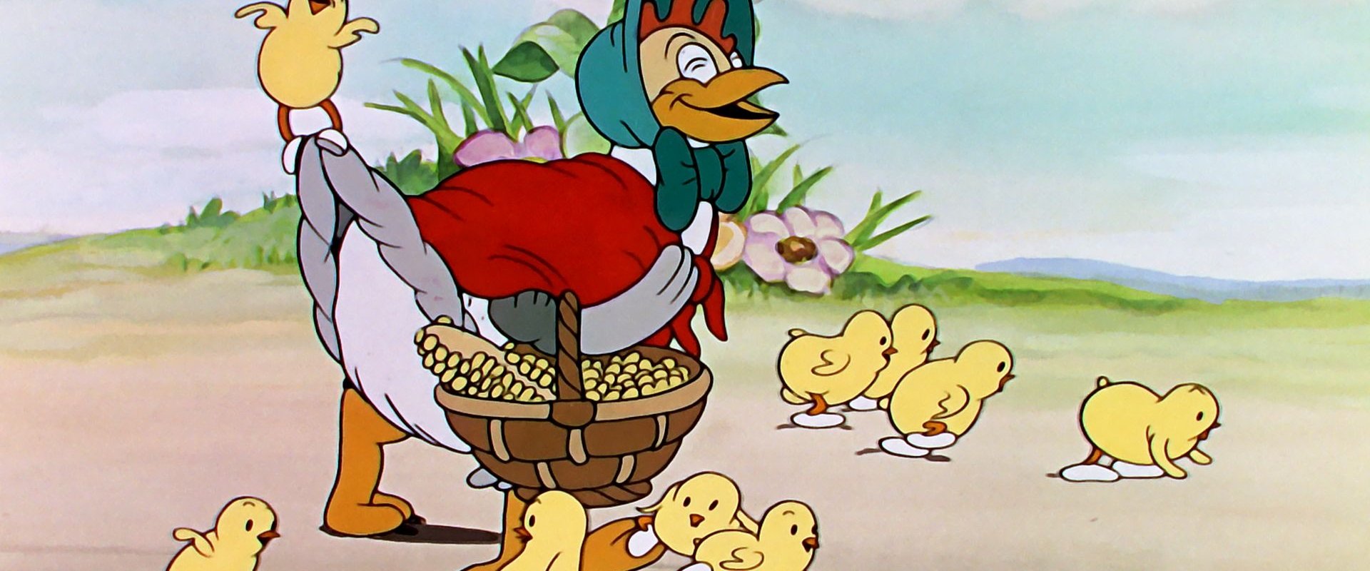The Wise Little Hen backdrop