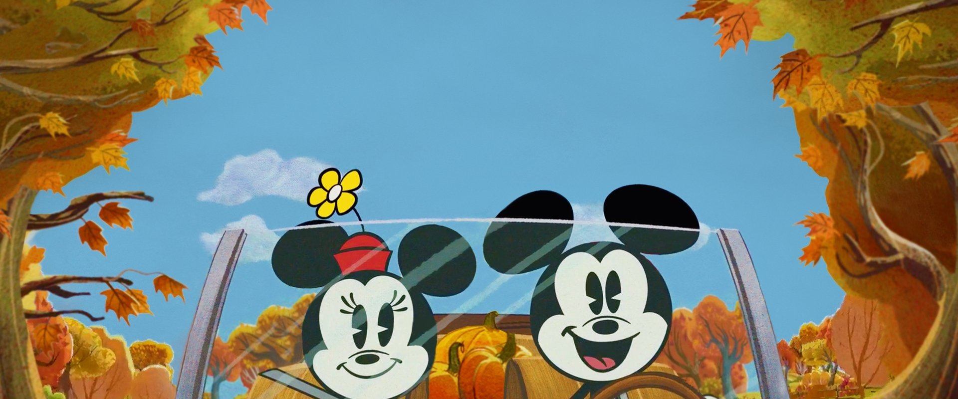 The Wonderful Autumn of Mickey Mouse backdrop