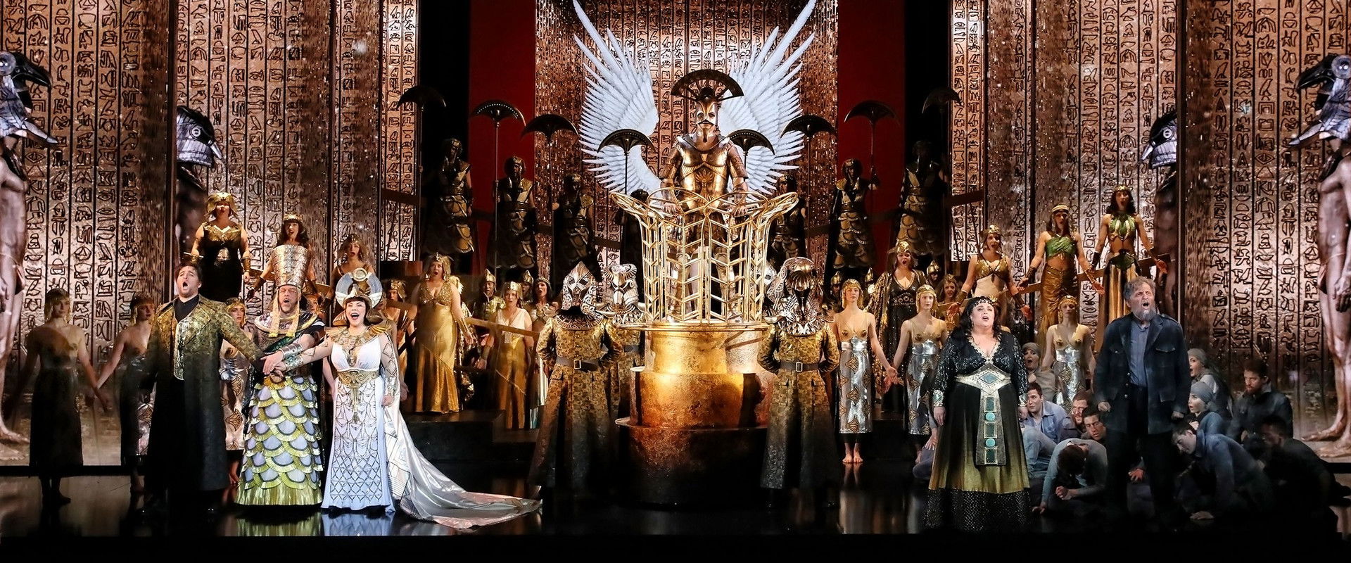 Opera Australia: Aida backdrop