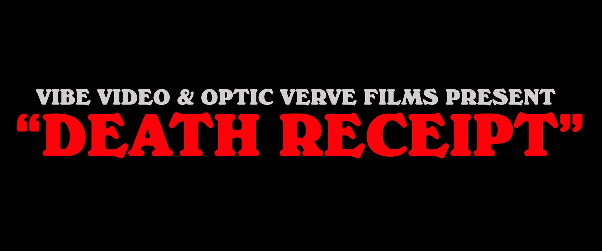 Death Receipt backdrop