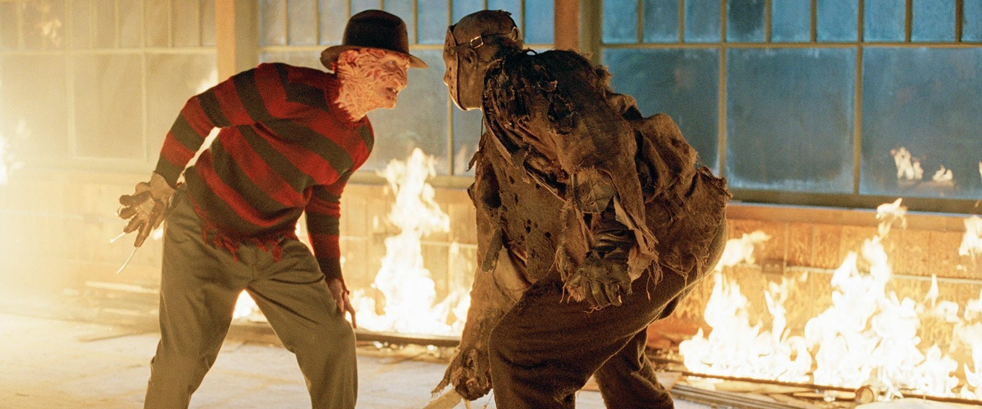 Freddy vs. Jason backdrop