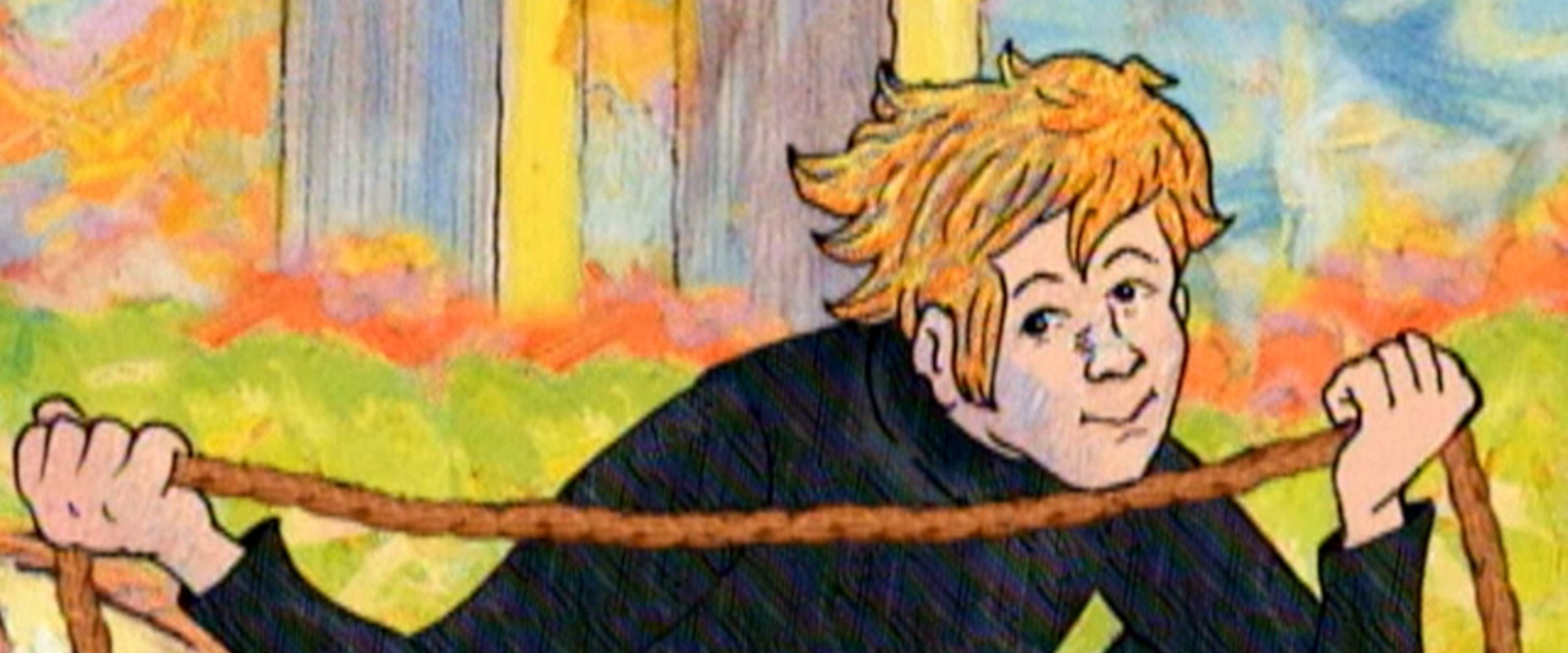 The Man Who Walked Between the Towers backdrop