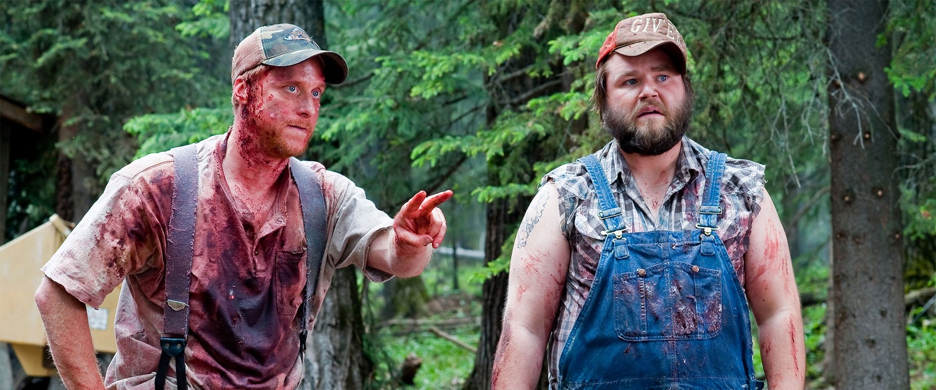 Tucker and Dale vs. Evil backdrop
