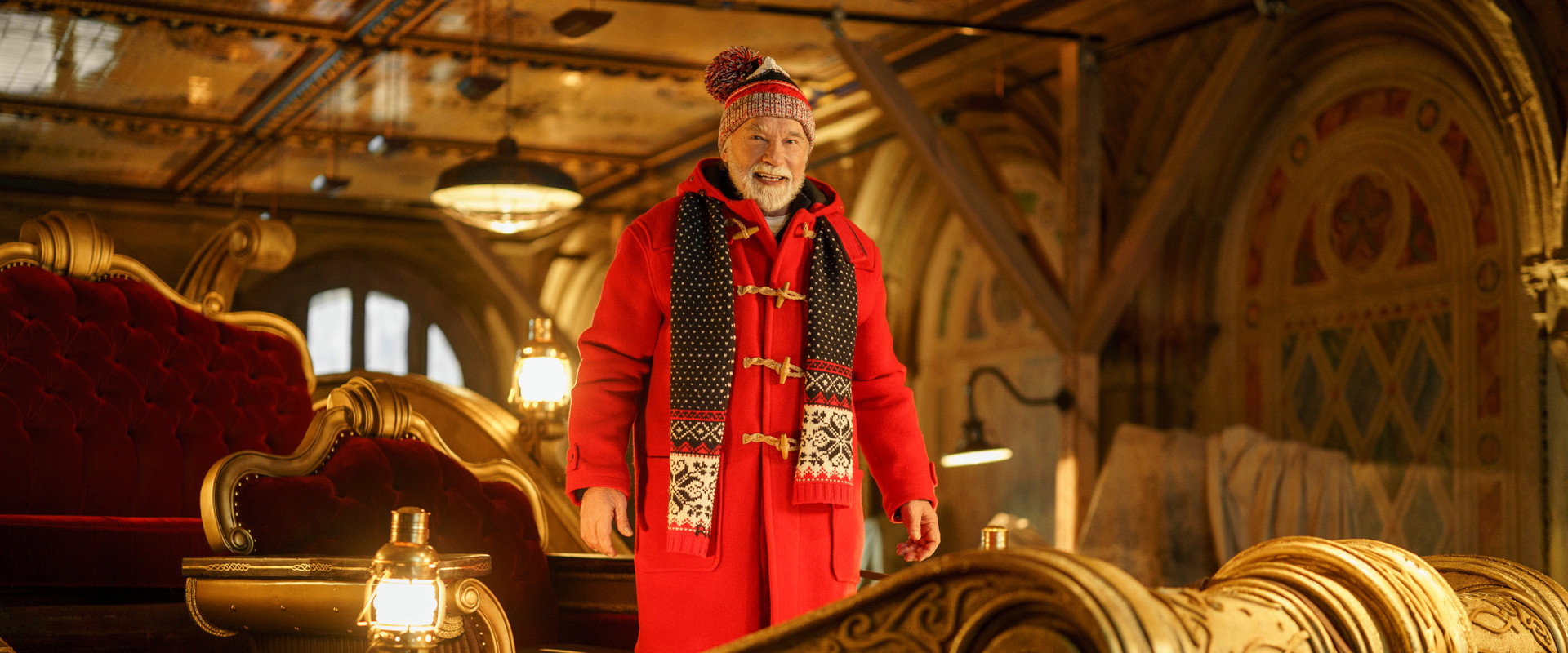 The Man with the Bag backdrop