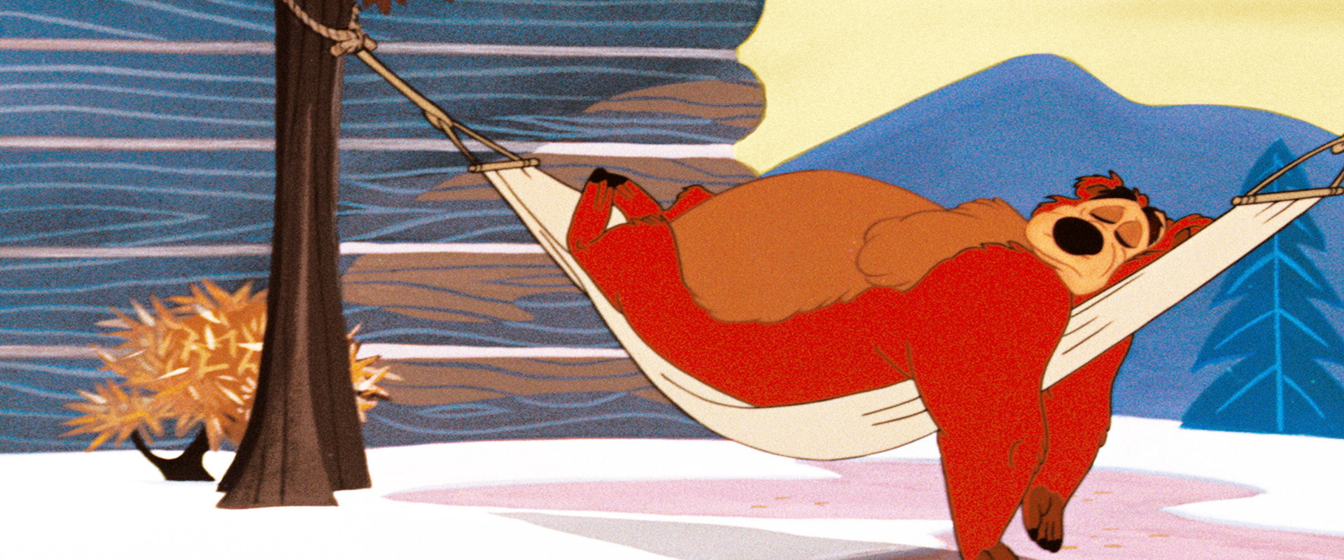 Bearly Asleep backdrop