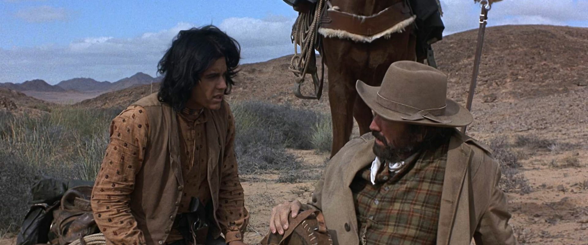 Billy Two Hats backdrop