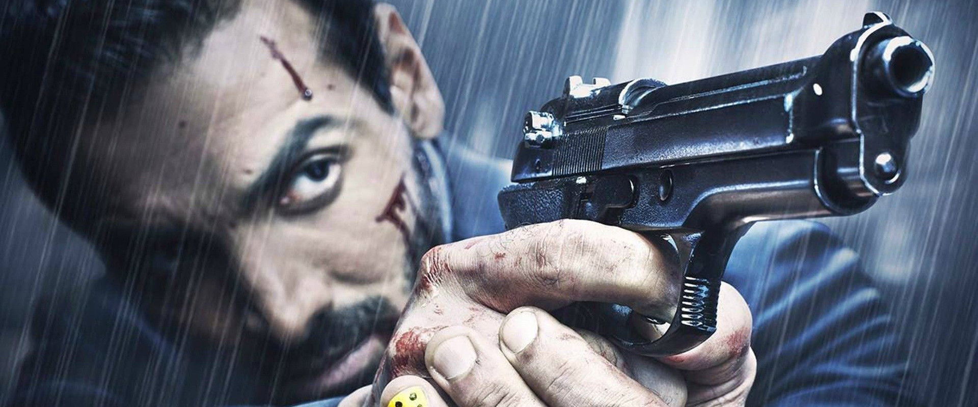 Rocky Handsome backdrop