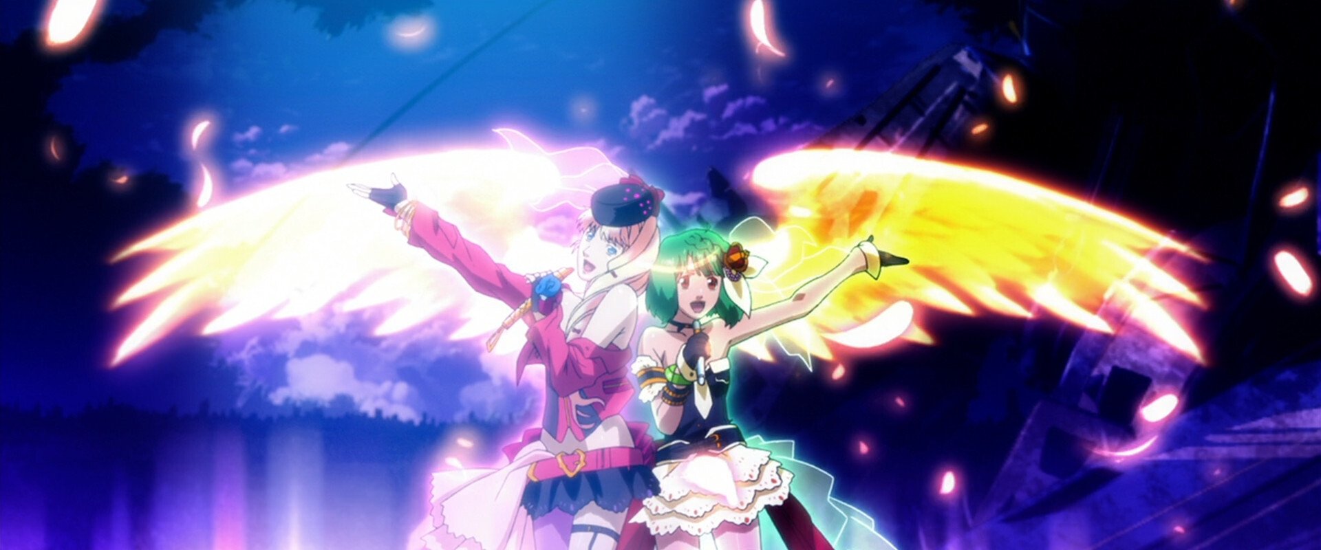 Macross Frontier: The Wings of Farewell backdrop