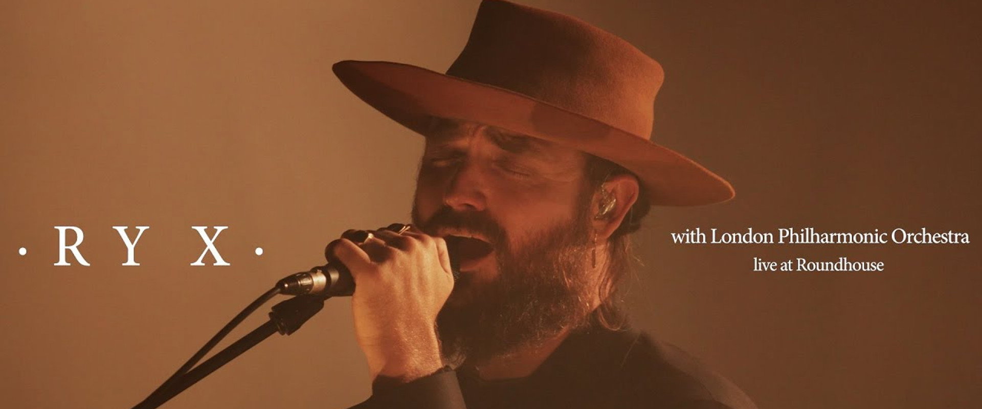 RY X - Live at the Roundhouse with the London Philharmonic Orchestra backdrop