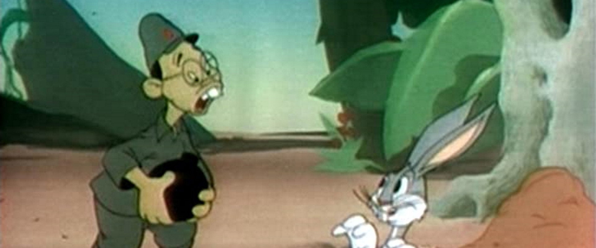Bugs Bunny Nips the Nips backdrop