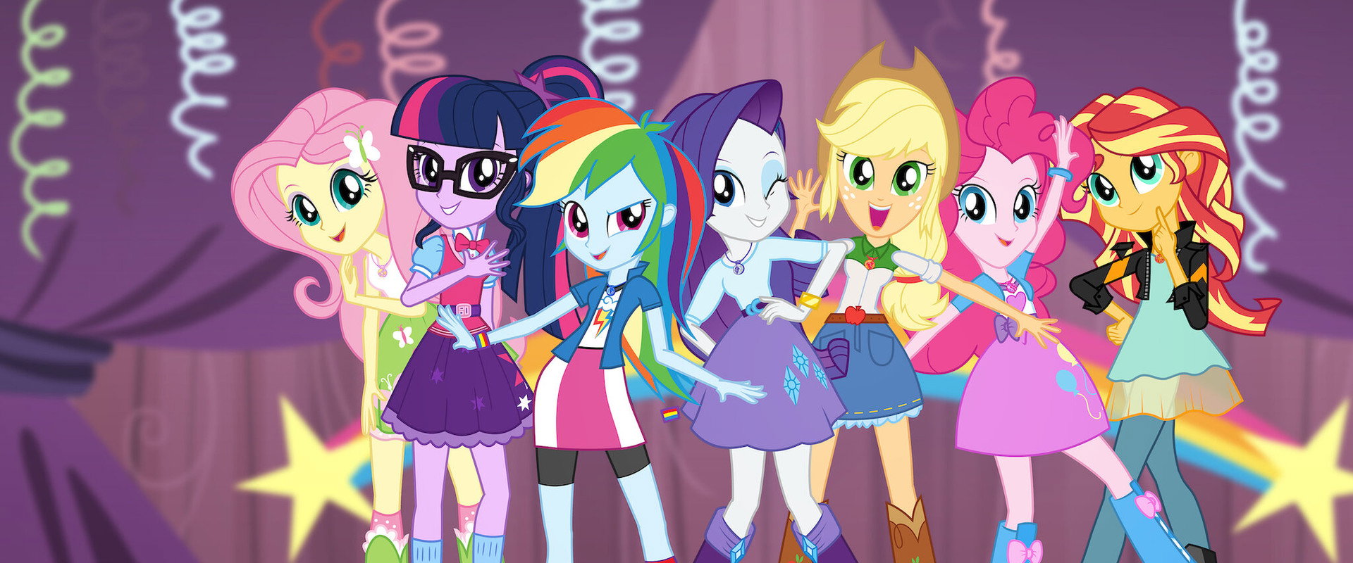 My Little Pony: Equestria Girls - Magical Movie Night backdrop