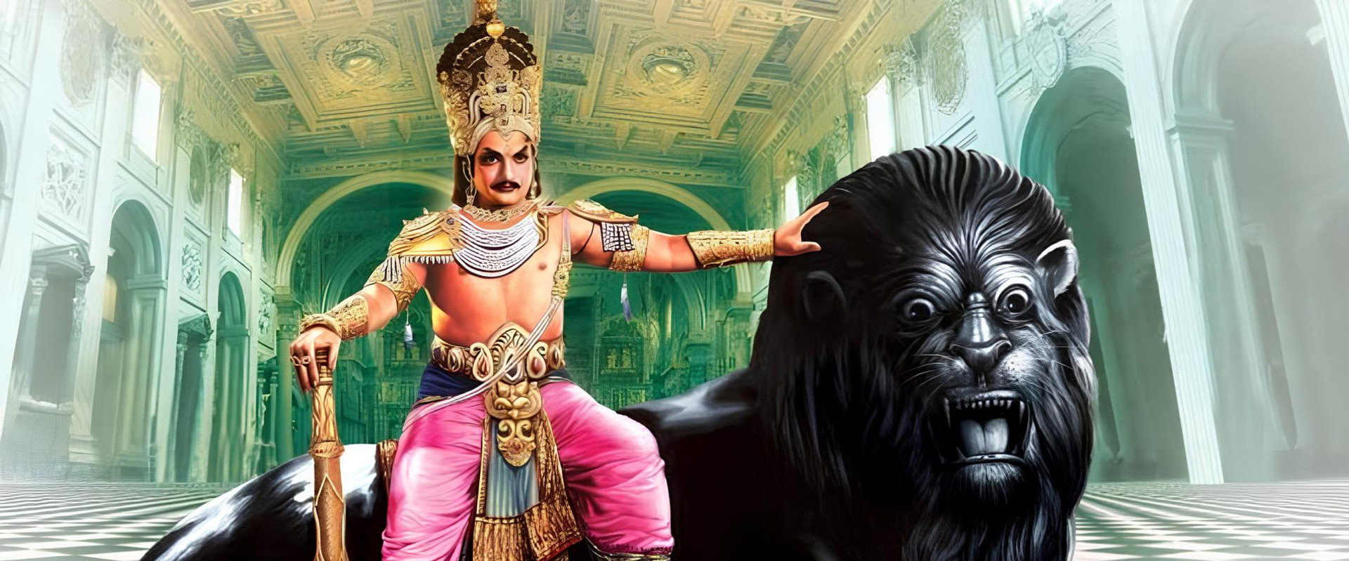Sri Krishna Pandaveeyam backdrop