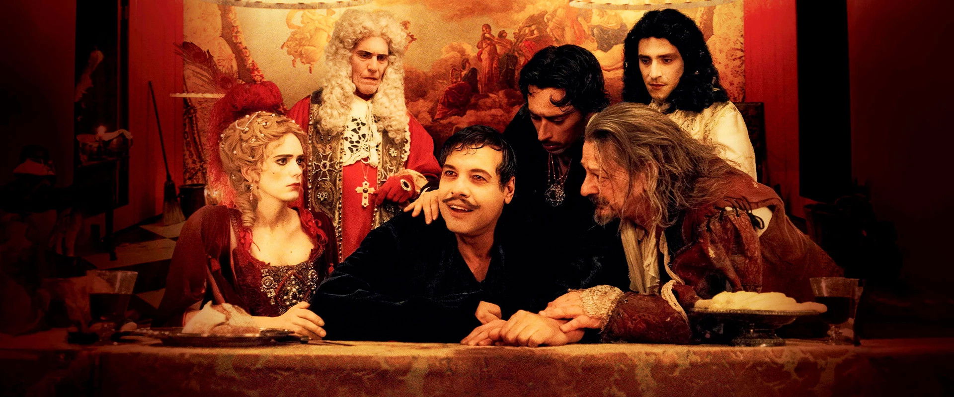 Molière's Last Stage backdrop