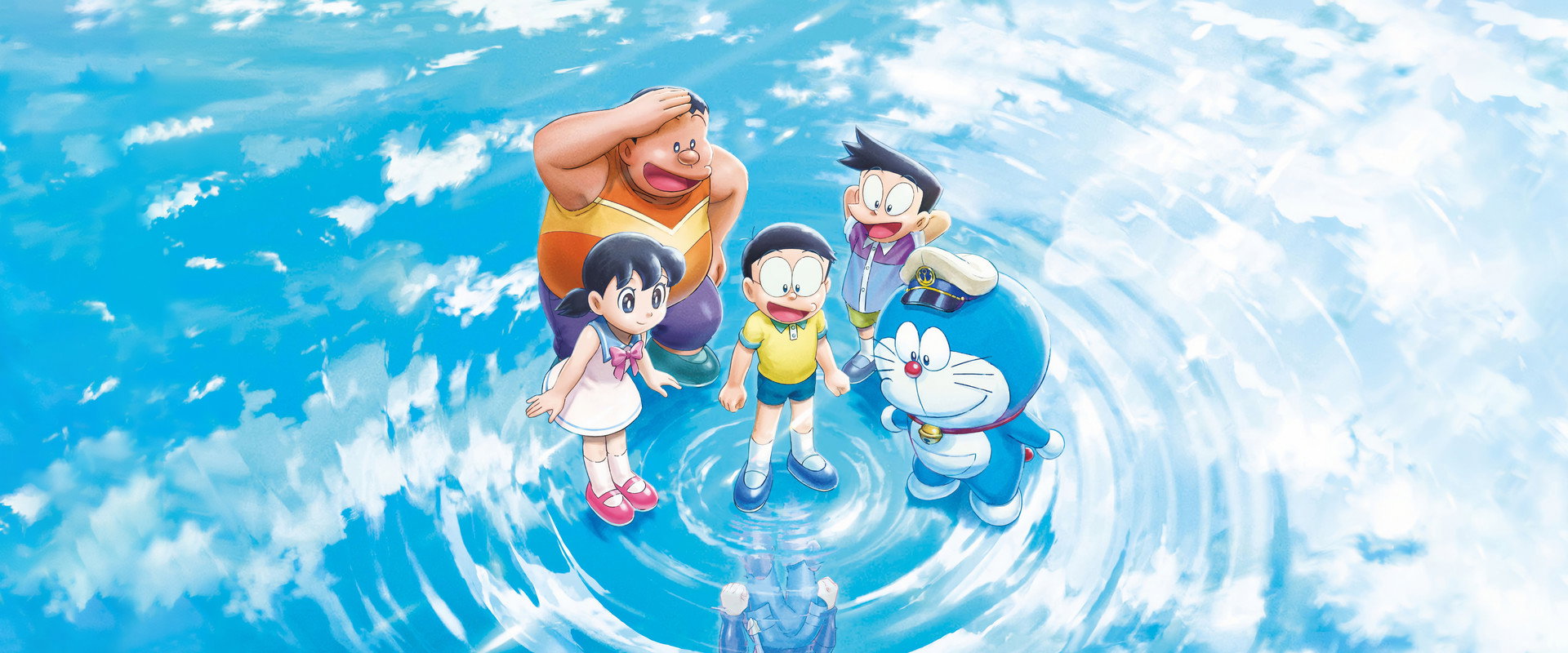 Doraemon the Movie: New Nobita and the Castle of the Undersea Devil backdrop