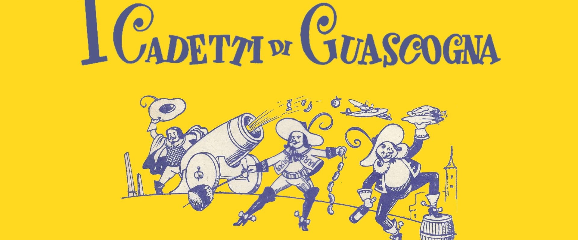 I cadetti di Guascogna backdrop