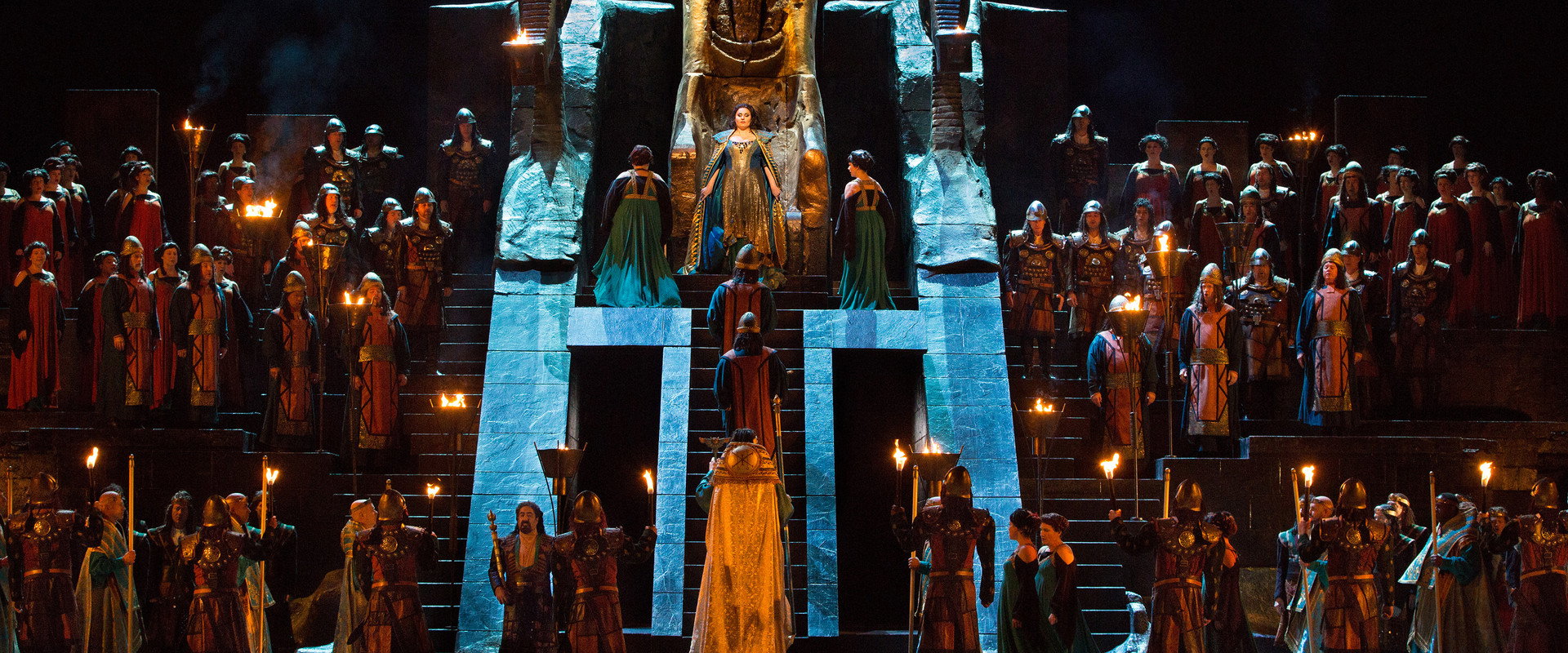 The Metropolitan Opera: Nabucco backdrop