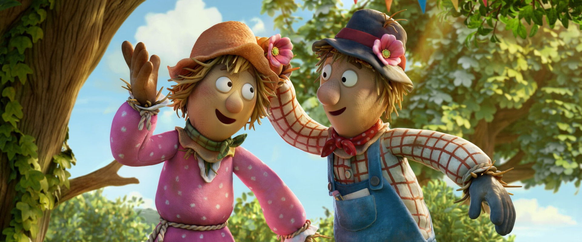 The Scarecrows' Wedding backdrop