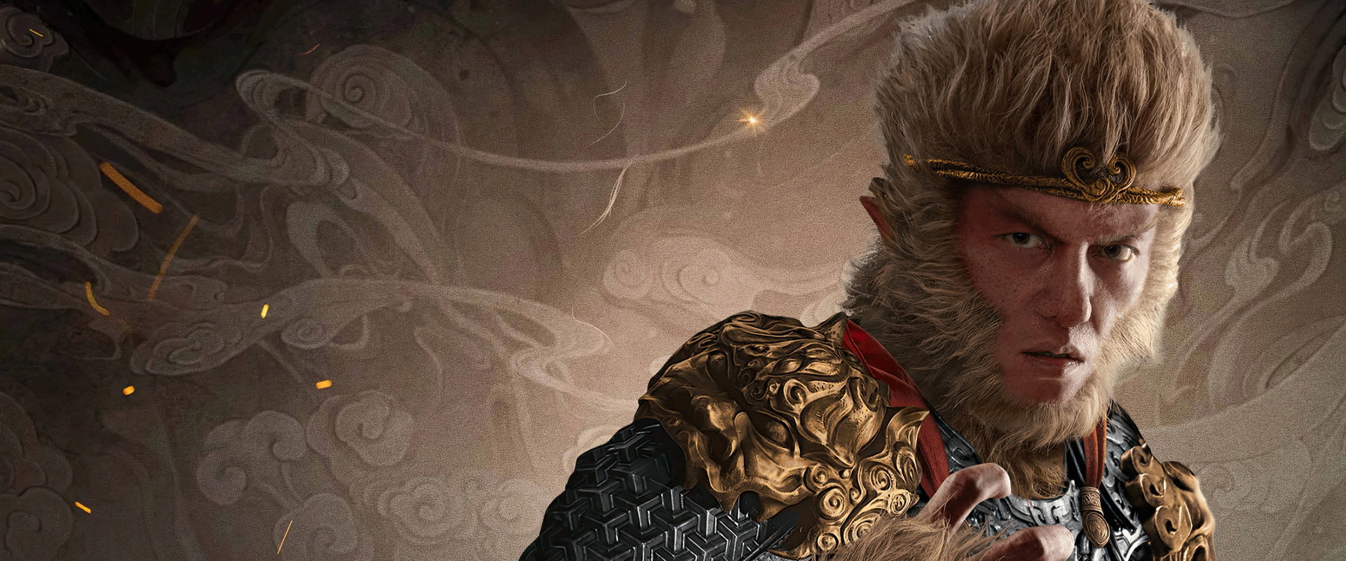 Monkey King Fight Lion Camel backdrop