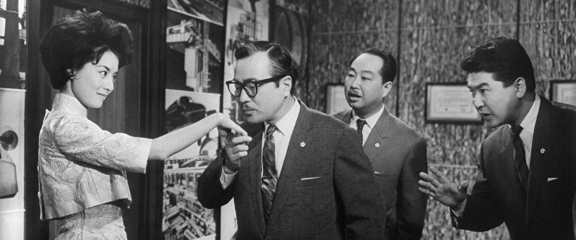 Three Gentlemen Return from Hong Kong backdrop