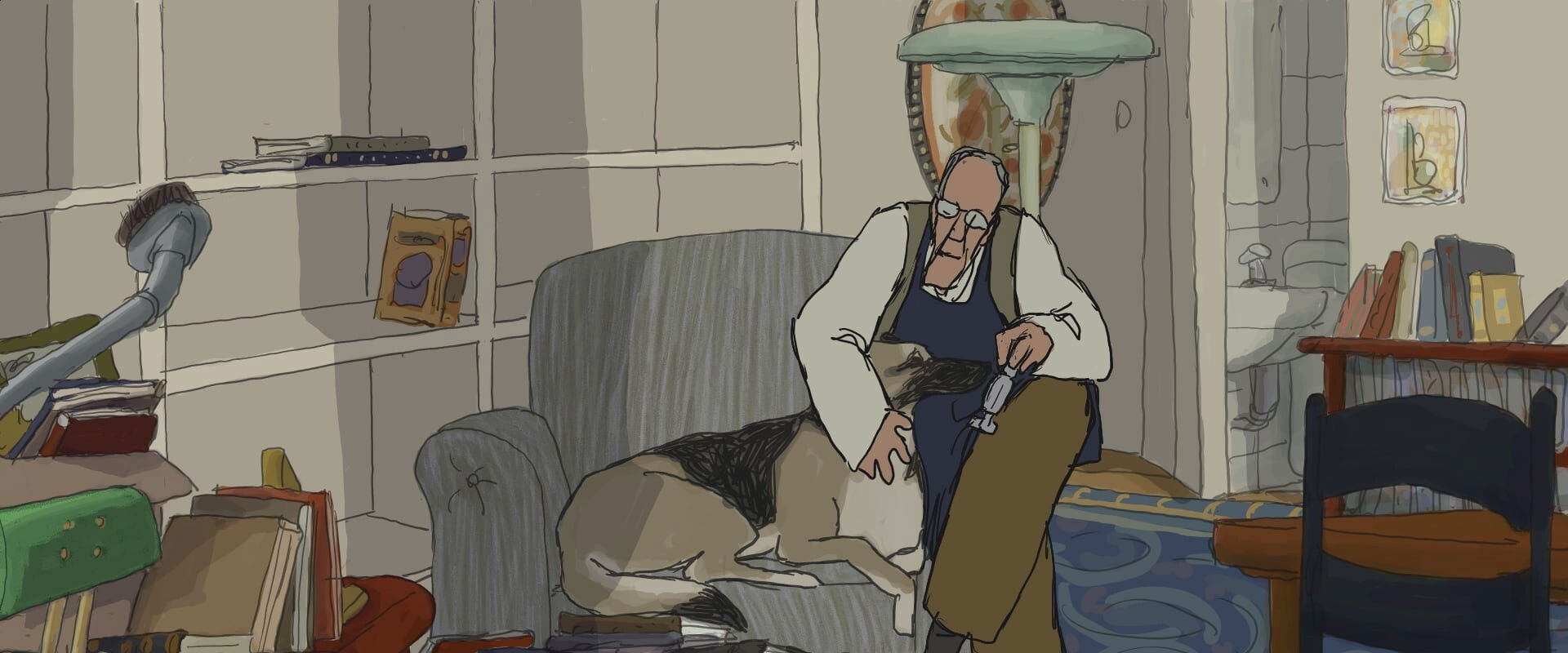 My Dog Tulip backdrop