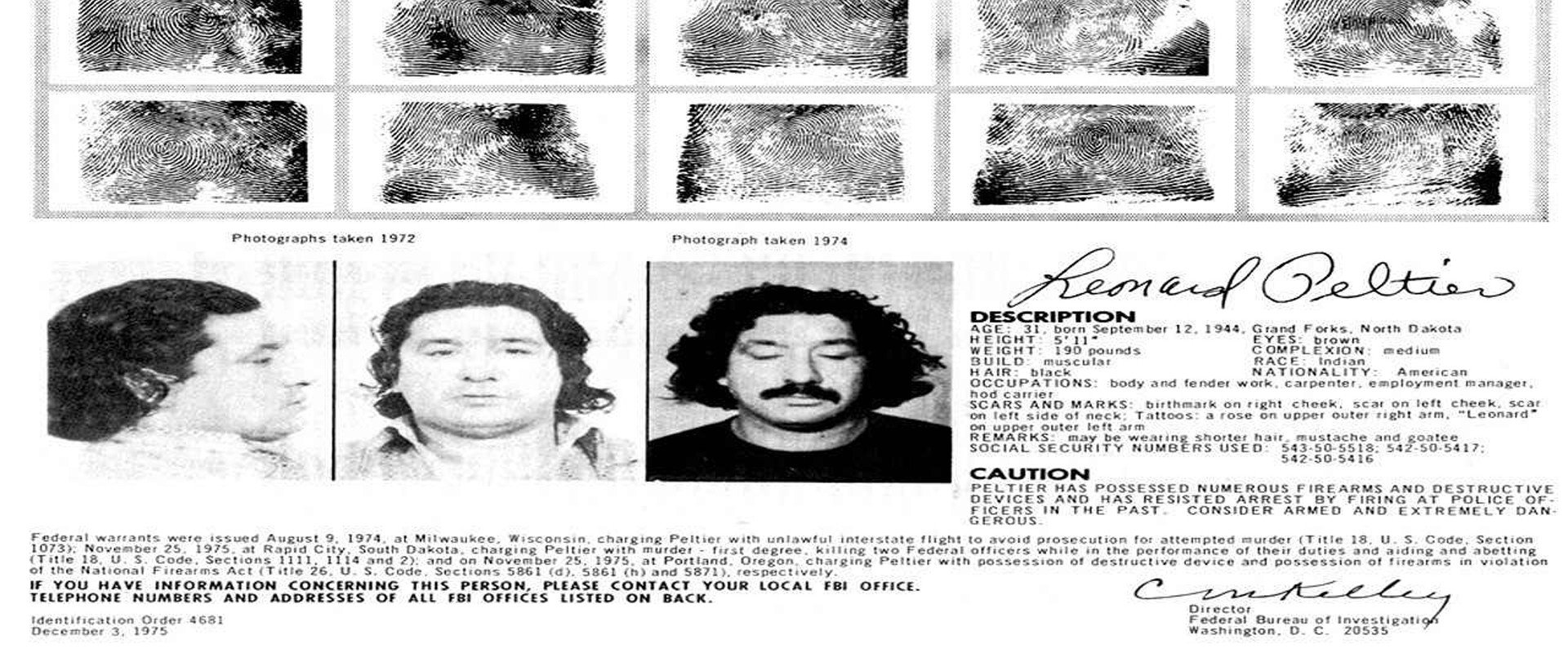 Incident at Oglala backdrop