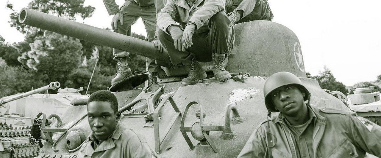 Black Panthers of WWII backdrop