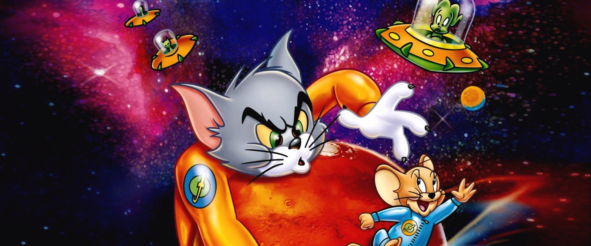 Tom and Jerry Blast Off to Mars! backdrop