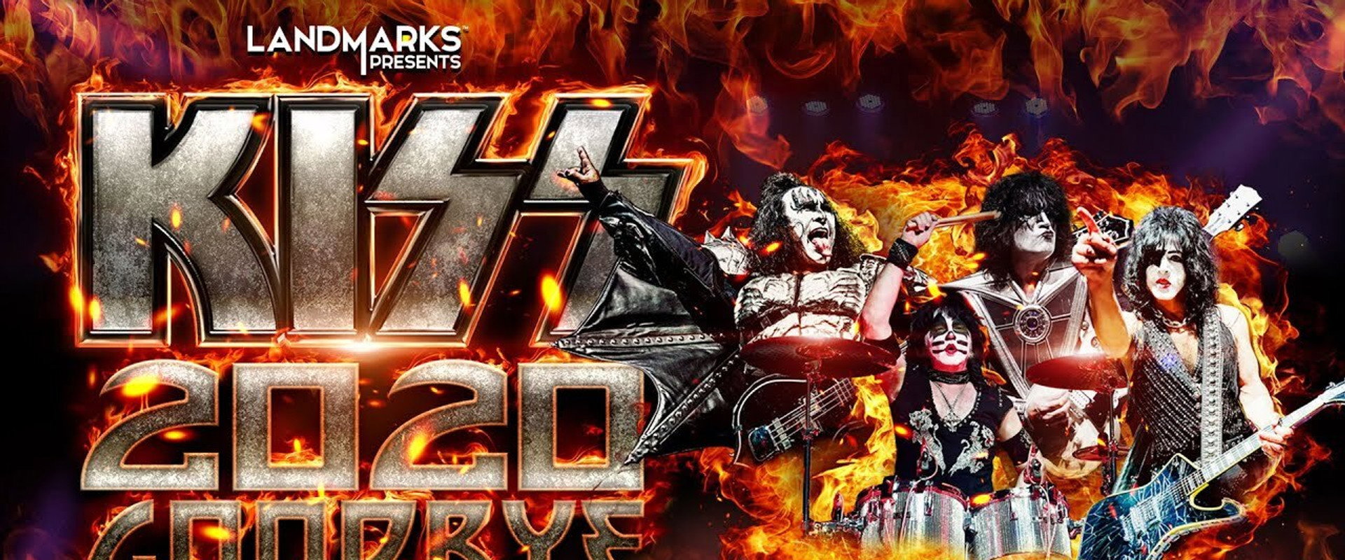KISS 2020 Goodbye backdrop