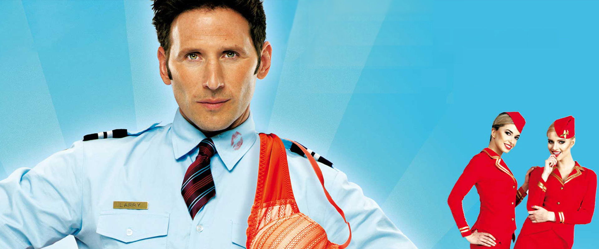 Larry Gaye: Renegade Male Flight Attendant backdrop