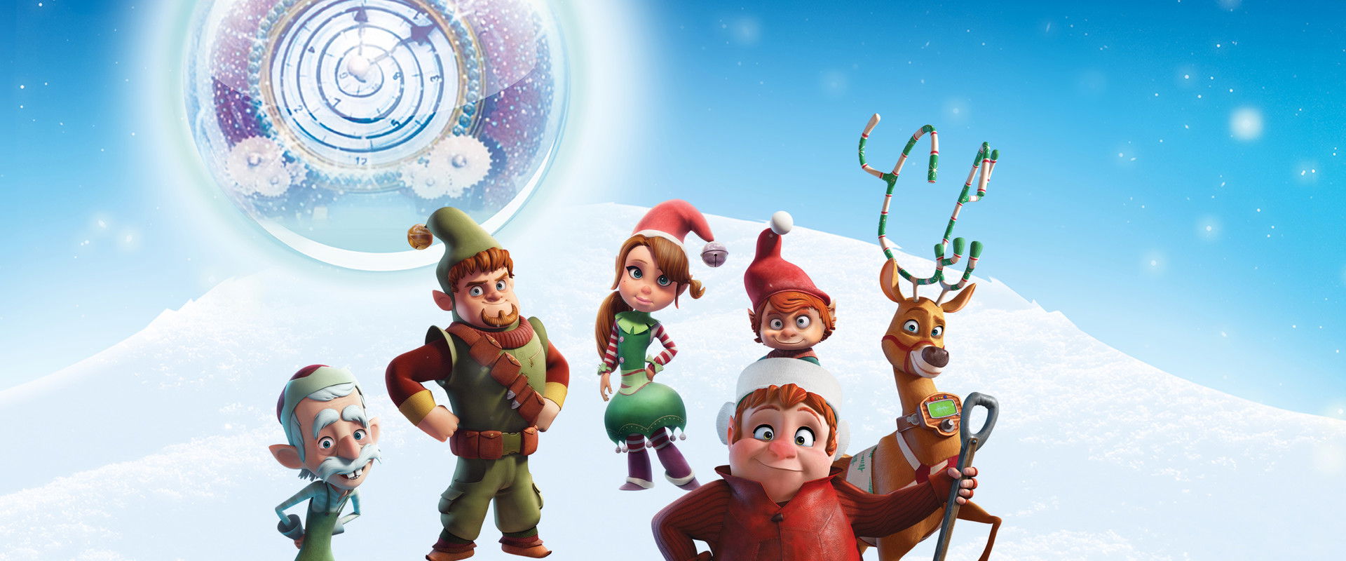 Saving Santa backdrop