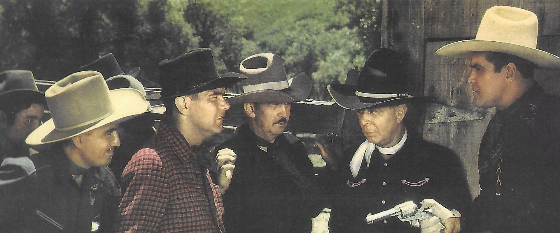 Blazing Guns backdrop