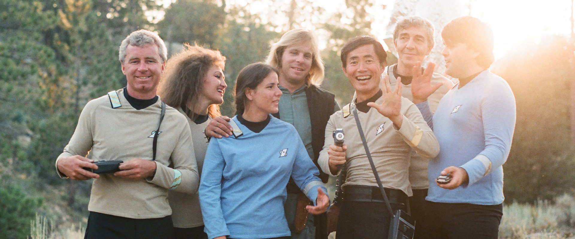 Beam Me Up, Sulu backdrop