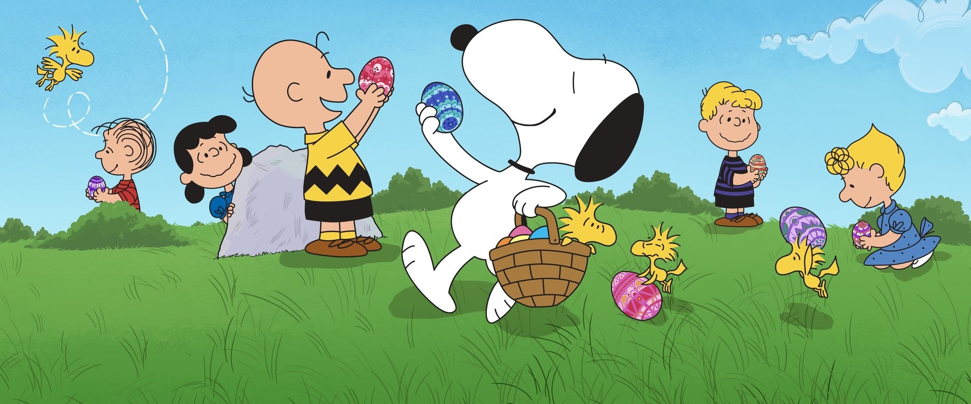 It's the Easter Beagle, Charlie Brown backdrop