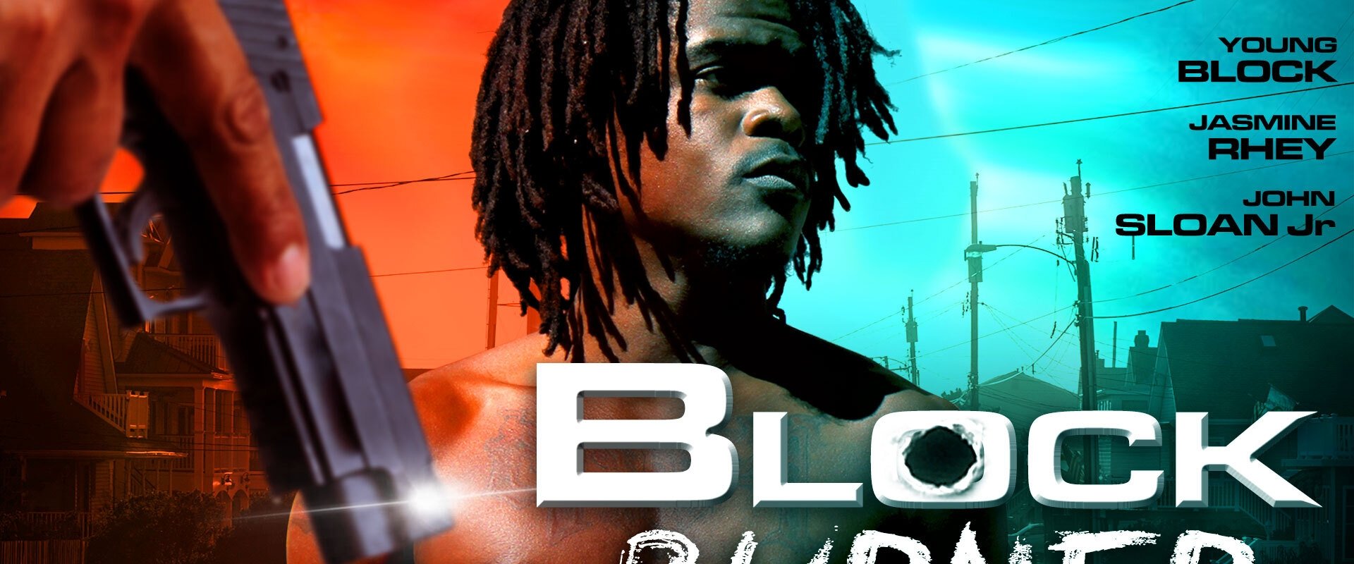 Block Burner backdrop