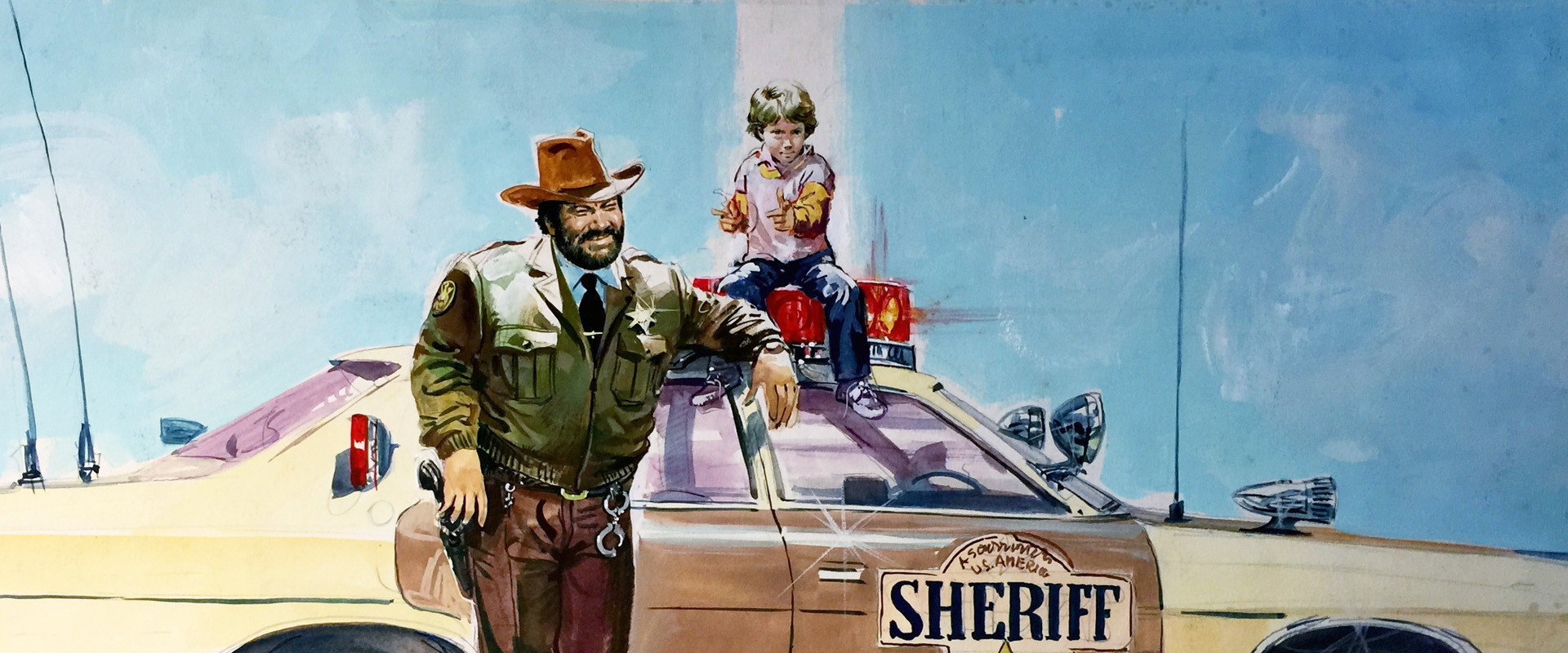 The Sheriff and the Satellite Kid backdrop