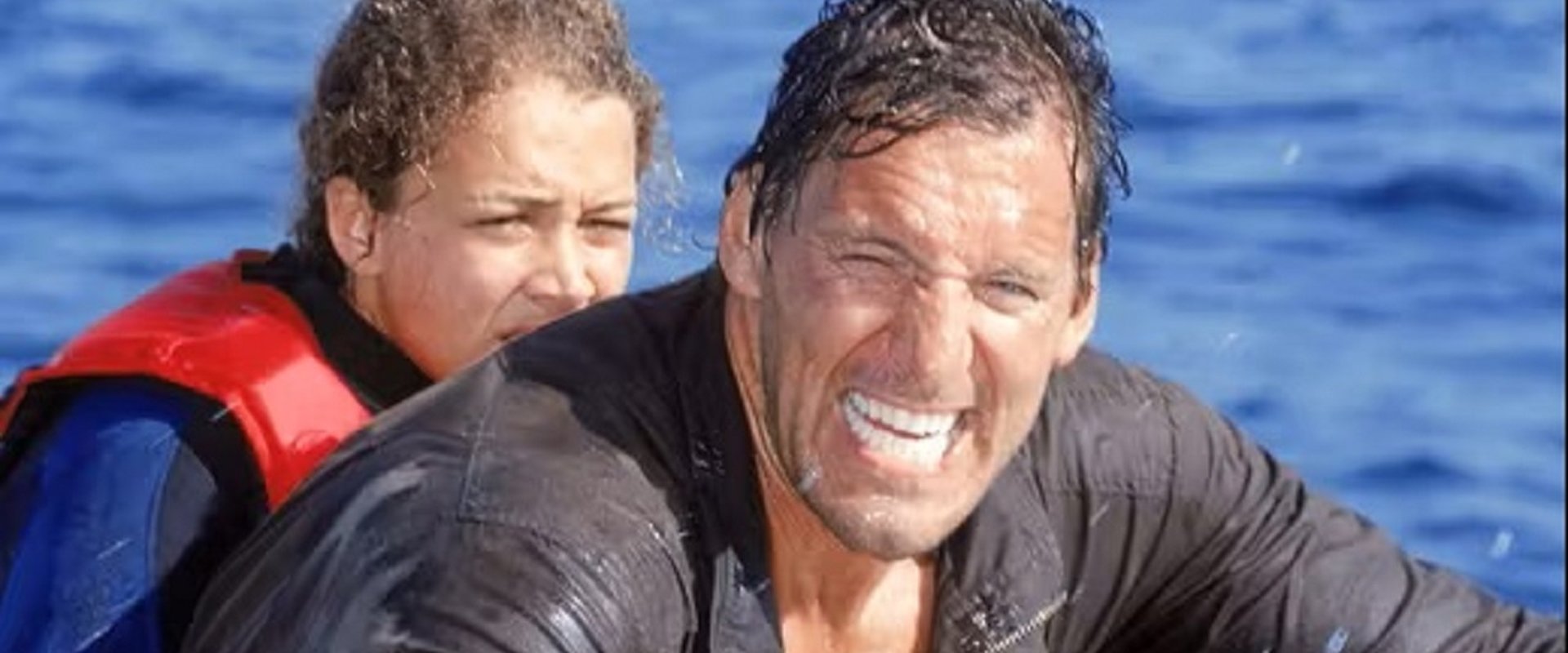 Shark Attack in the Mediterranean backdrop