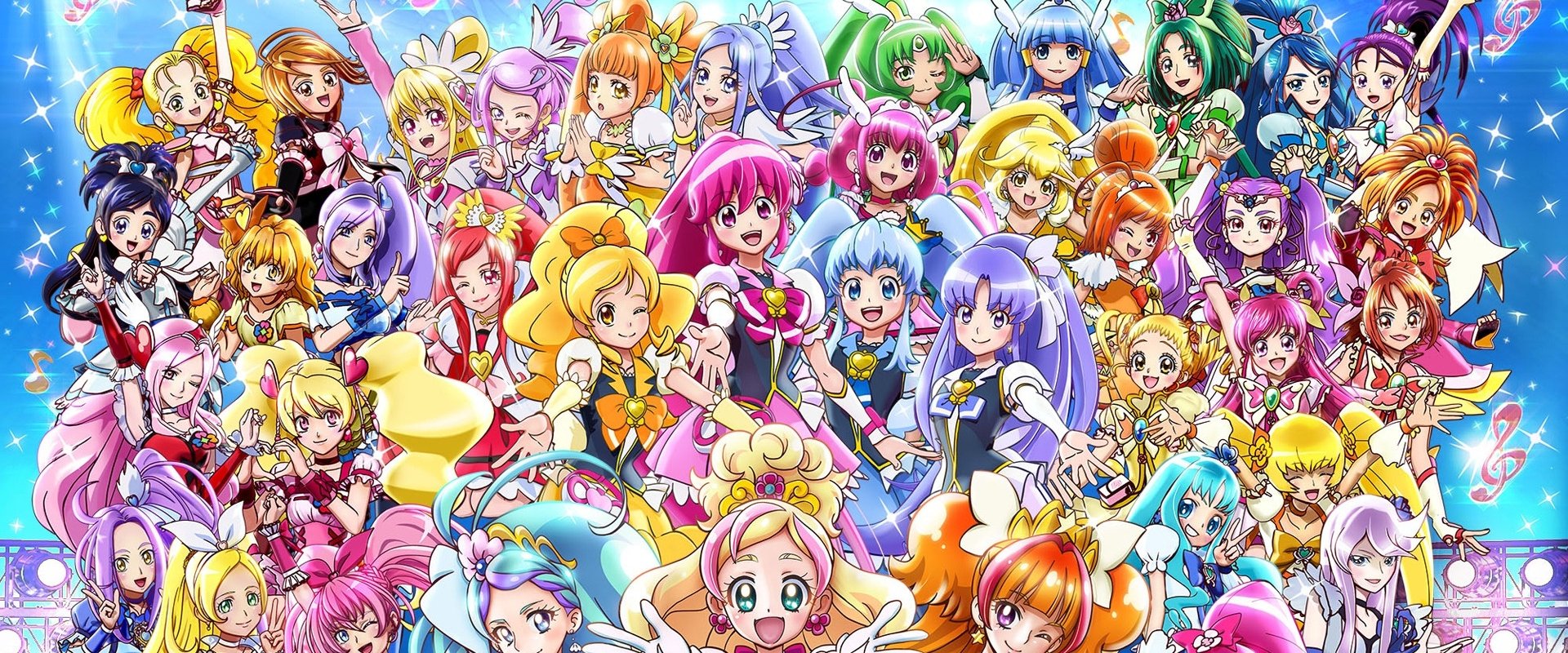 Pretty Cure All Stars: Spring Carnival backdrop