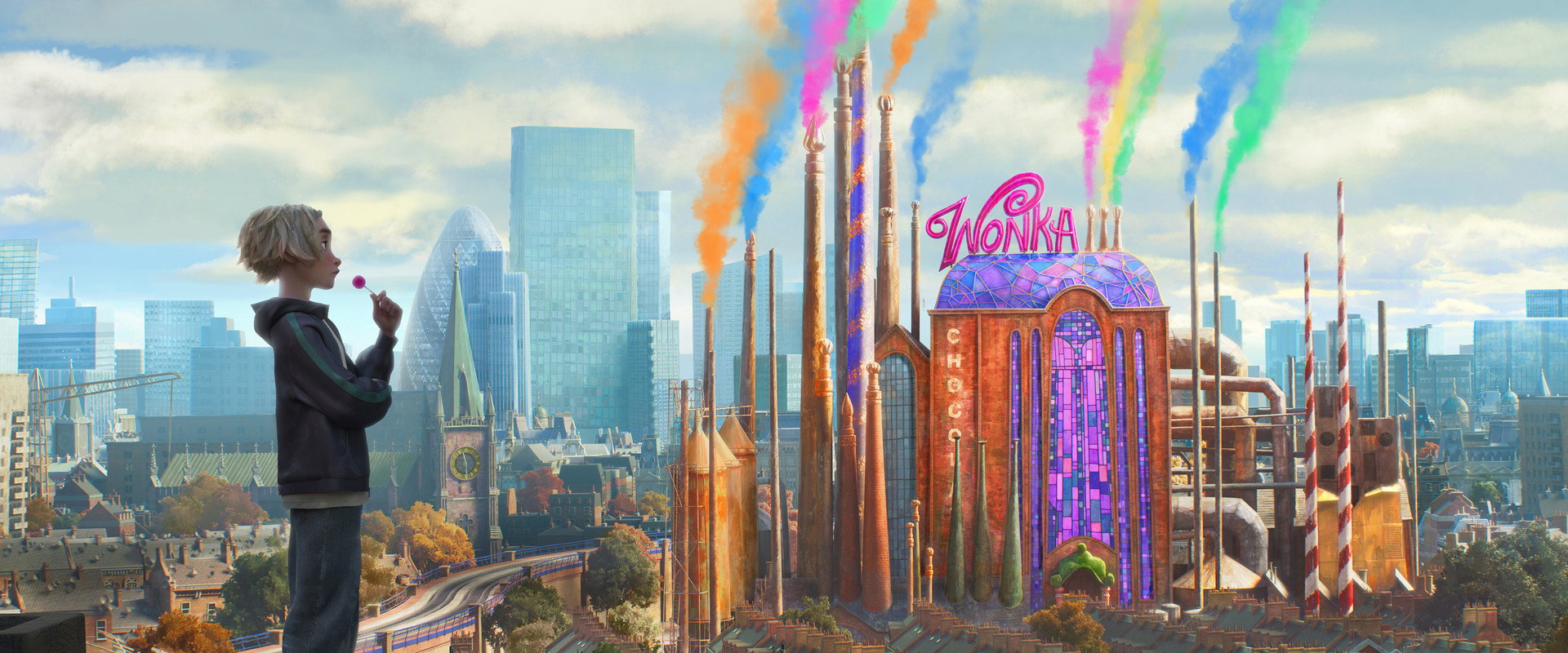 Charlie vs. the Chocolate Factory backdrop