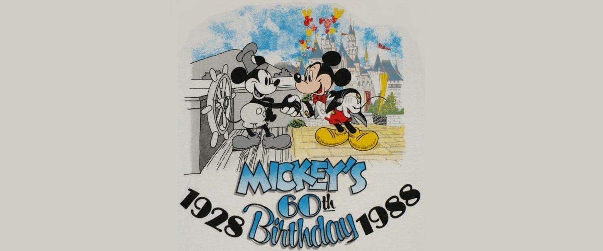 Mickey's 60th Birthday backdrop