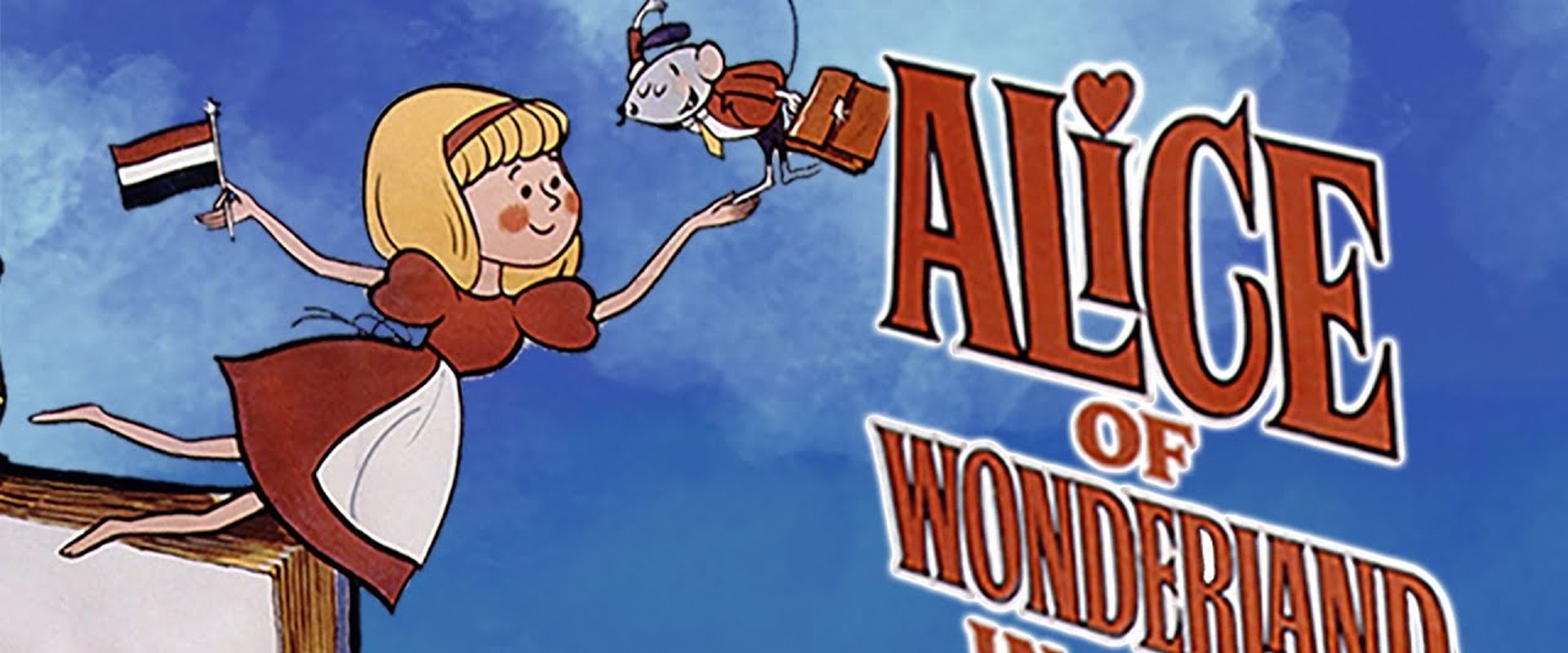 Alice of Wonderland in Paris backdrop