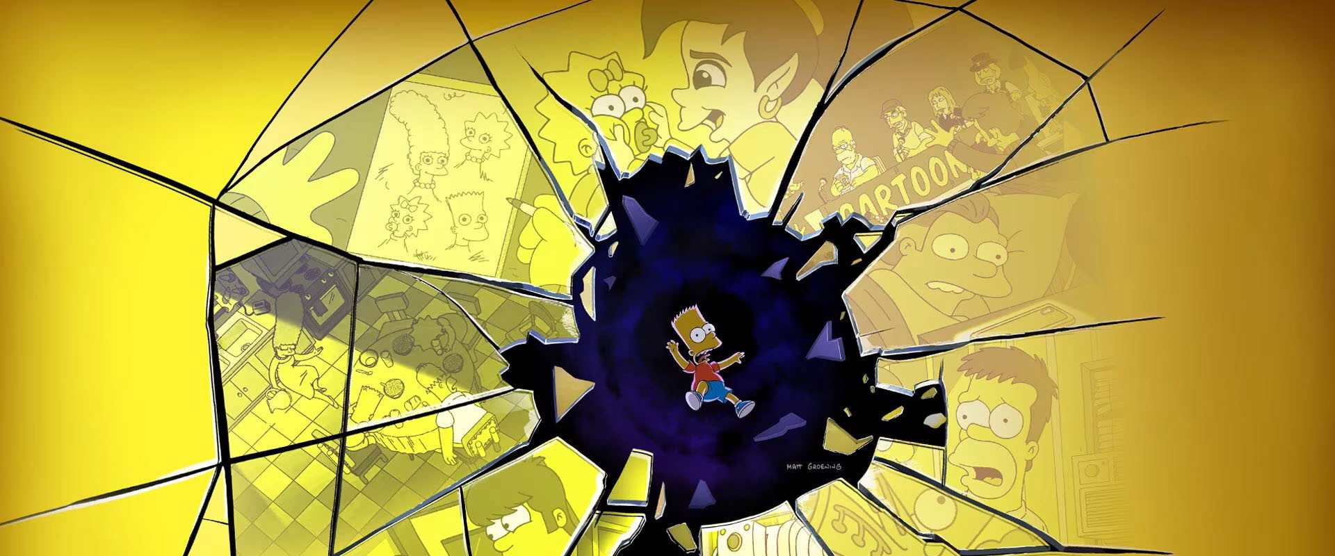 Yellow Mirror backdrop