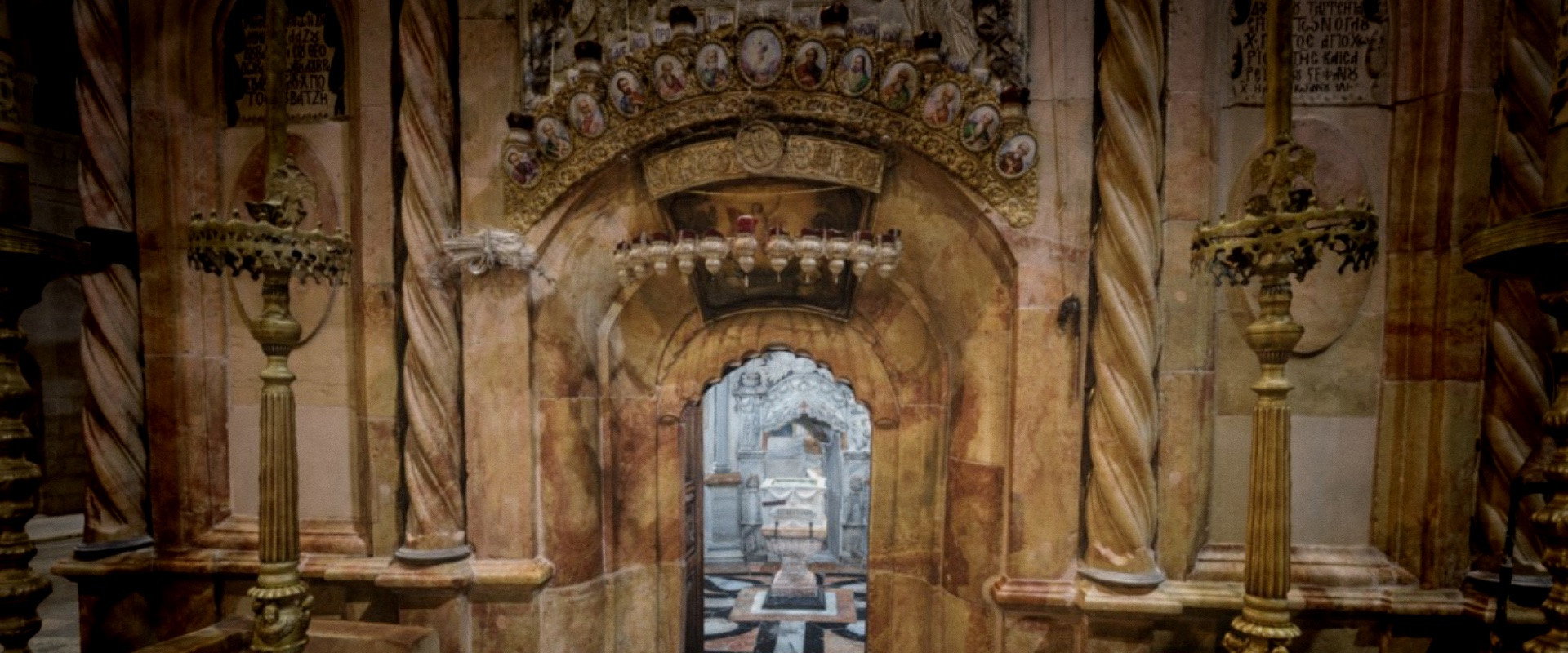 Secrets of Christ's Tomb backdrop