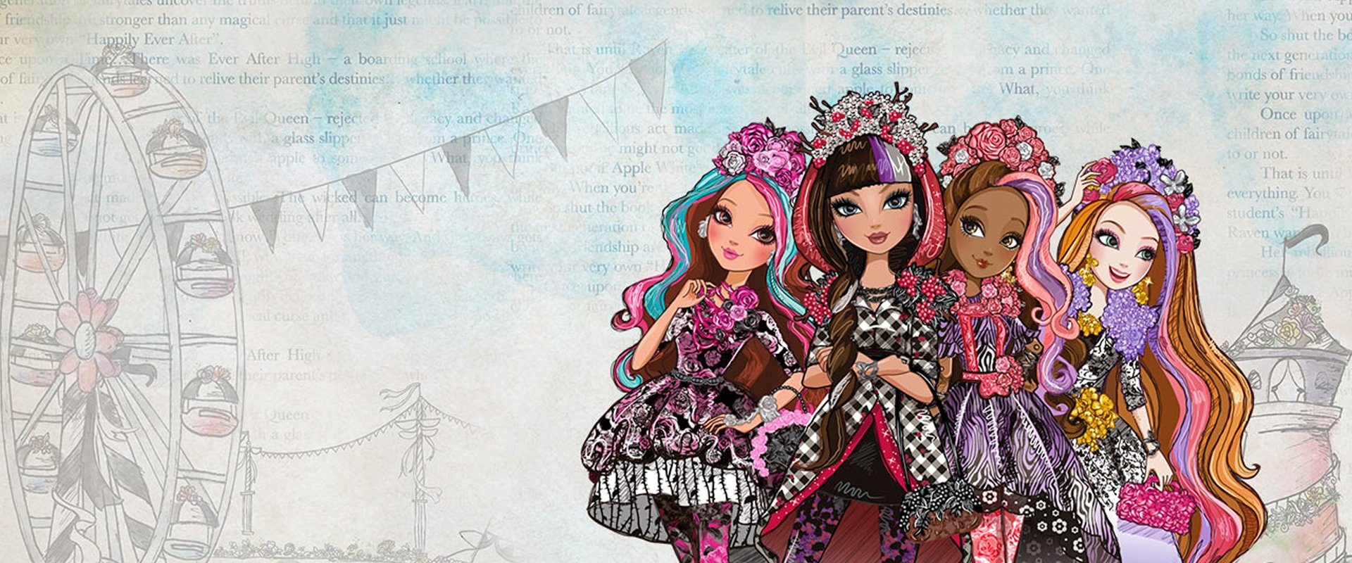 Ever After High: Spring Unsprung backdrop